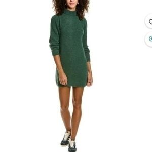 Nation LTD womens Shane Alpaca & Wool-Blend Sweaterdress, Green size M